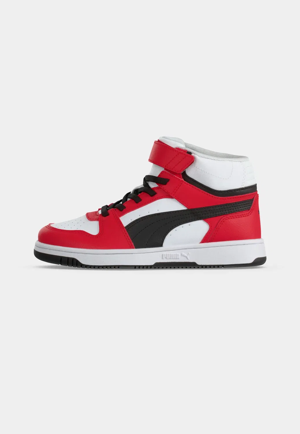 Rebound slam mid unisex - высокие кроссовки Puma, Red/Black/White — фото 2