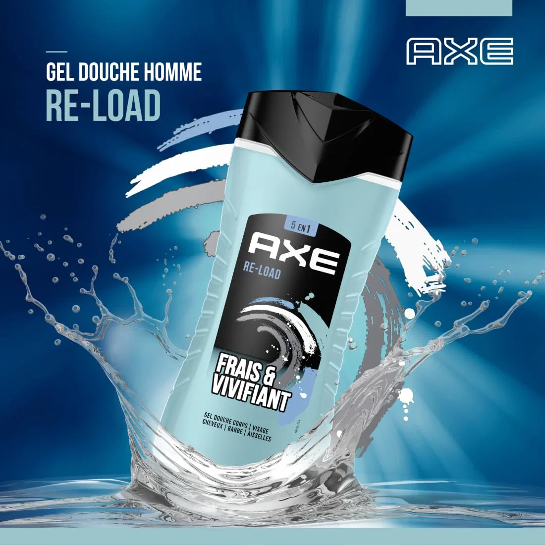 Гель для душа 5-в-1 Re-Load, AXE, 12 x 250 мл — фото 3