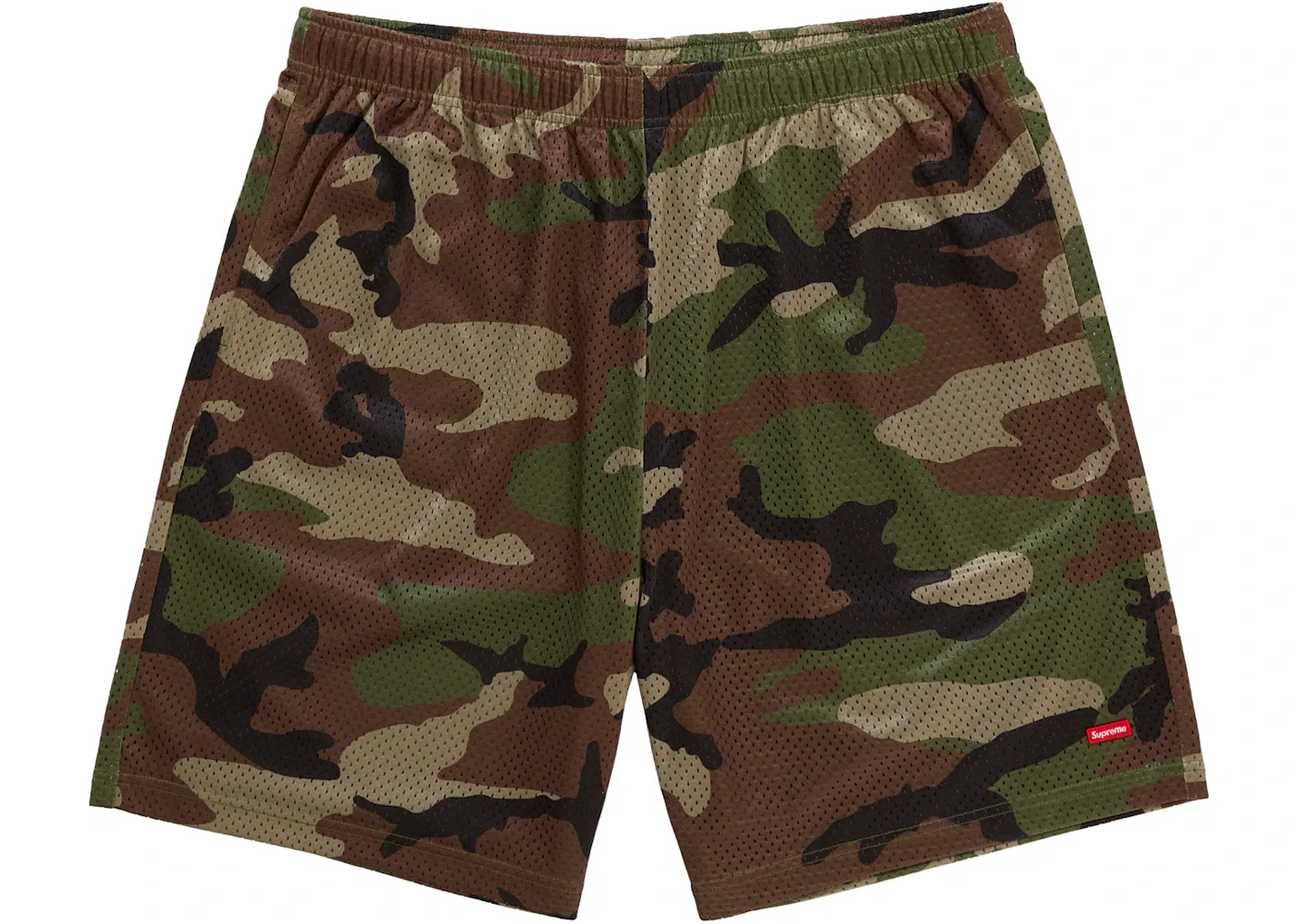 Мужские шорты с сетчатым карманом Supreme Short (SS26), Woodland Camo