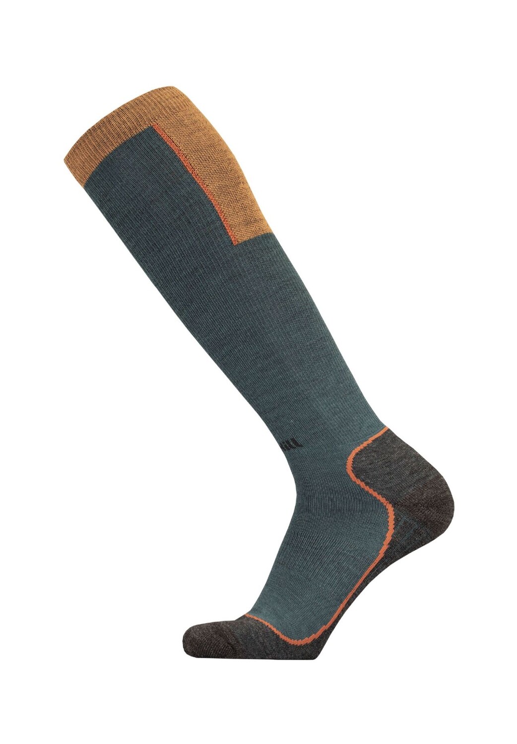 

Лыжные носки OUNA с многослойной структурой UphillSport, цвет Green Orange