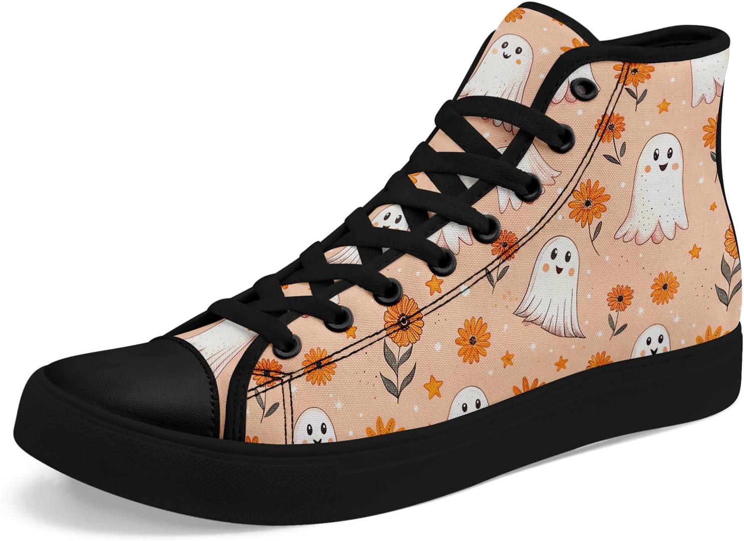 

Кастомные высокие кеды на Хэллоуин для мужчин и женщин с персонализацией вашей фотографии, идеальные для подарков и для прогулок Awsole, белый/черный/бежевый