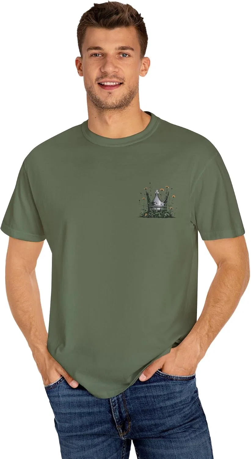 Мужская футболка с христианским принтом Comfort Colors, Sage — фото 4