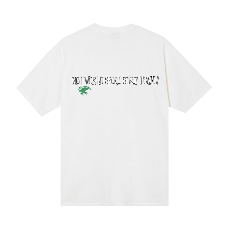 Футболка Stussy Gum Crush 2 Pigment Dyed Tee 'Natural', белый — фото 3