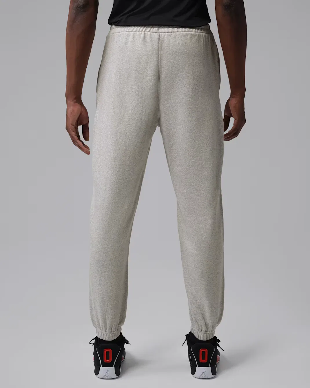 Мужские флисовые брюки Dri-FIT Jordan Sport Crossover, Grey Heather/White — фото 2