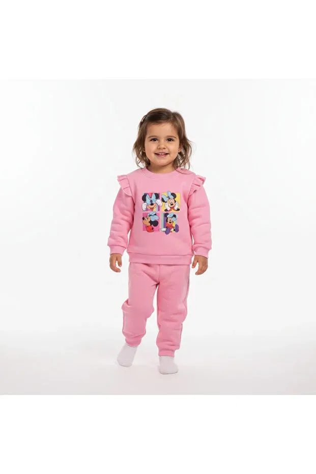 Детский комплект спортивного костюма для девочек хлопковый Modest Ilo, Pink
