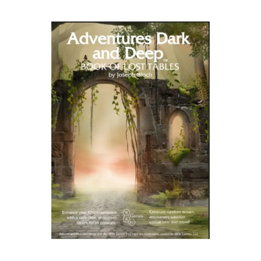 

Book of Lost Tables, Adventures Dark and Deep, твердый переплет