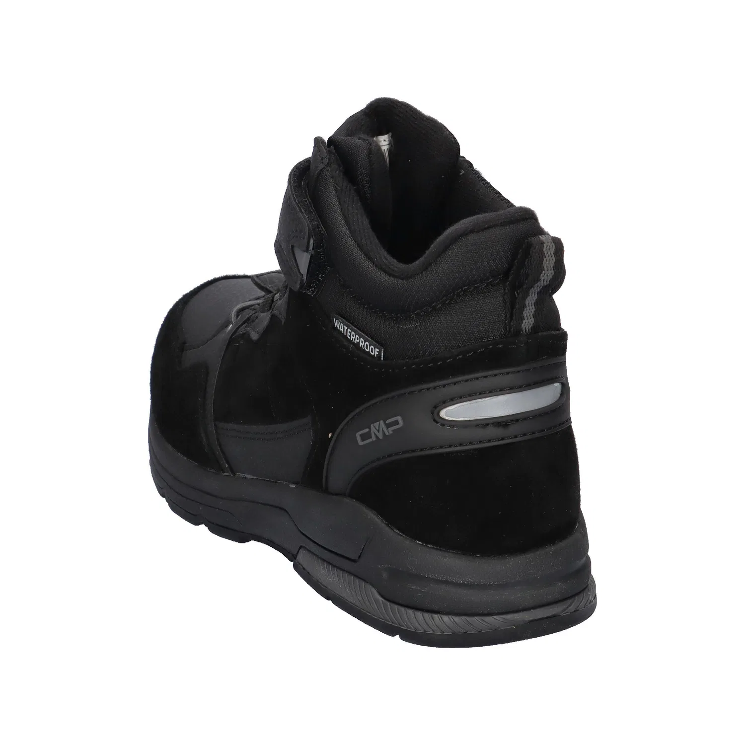 Детские ботинки из замши с мембраной Hadil Leather WP Urban Shoes Cmp, Schwarz Grau — фото 4