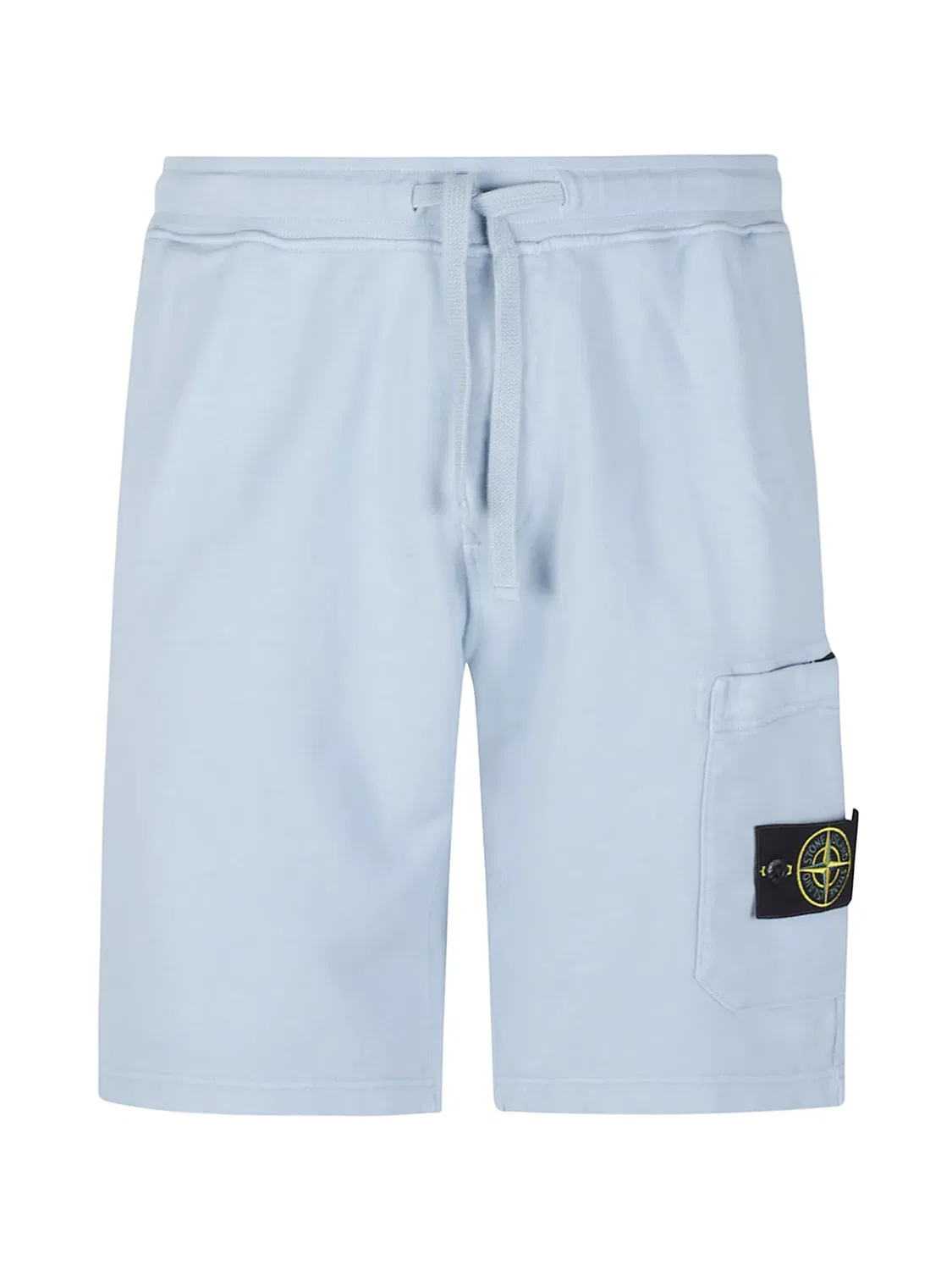 Шорты с логотипом, синие Stone Island, синий