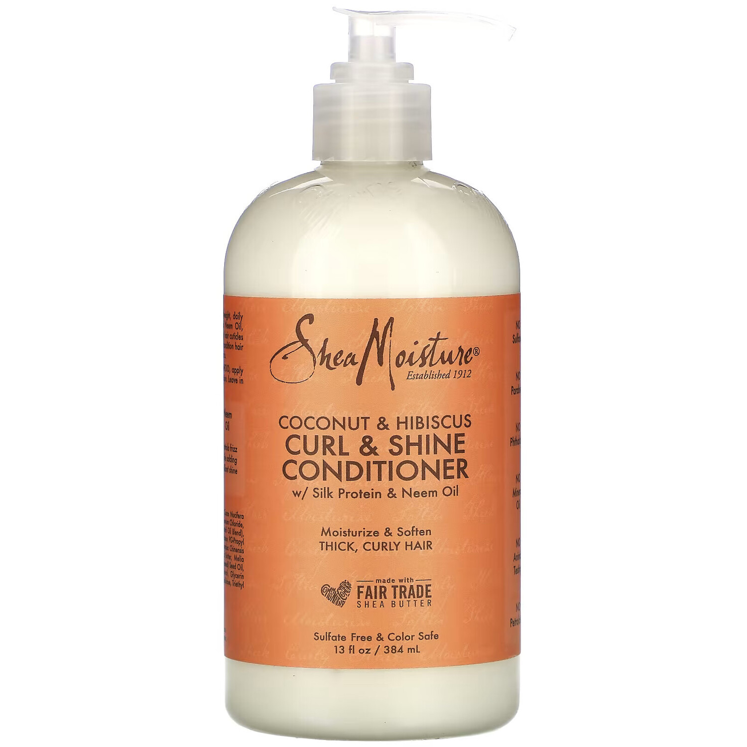 SheaMoisture, кондиционер для завивки и блеска, кокос и гибискус, 384 мл (13 жидких унций) — фото 2