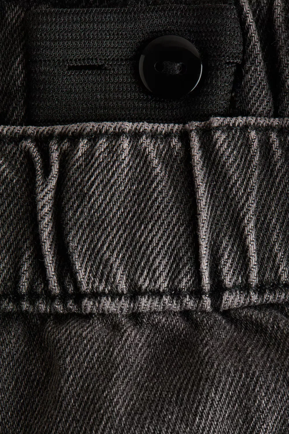 Комплект из 2 джинсов свободного кроя с зауженными штанинами H&M, Schwarz/Denimblau — фото 2