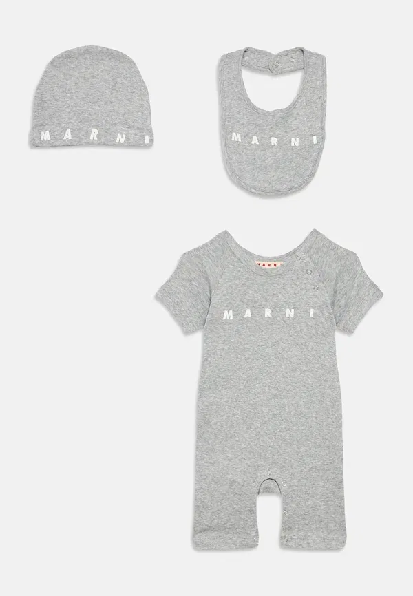 Комплект из джерси с принтом Box kit unisex set Marni, Inox Gray Melange, серый — фото 3