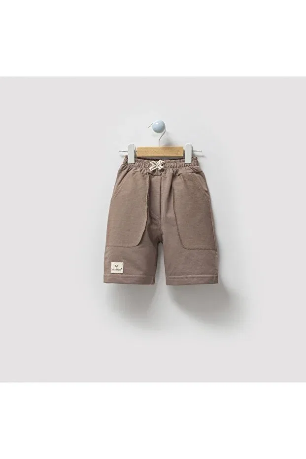 Детские шорты для мальчиков хлопковые Coco & Bamboo, Brown