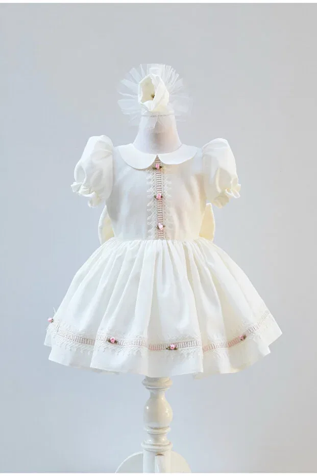 Детское платье для девочек с принтом Jbk Just Baby And Kids Store, White — фото 3