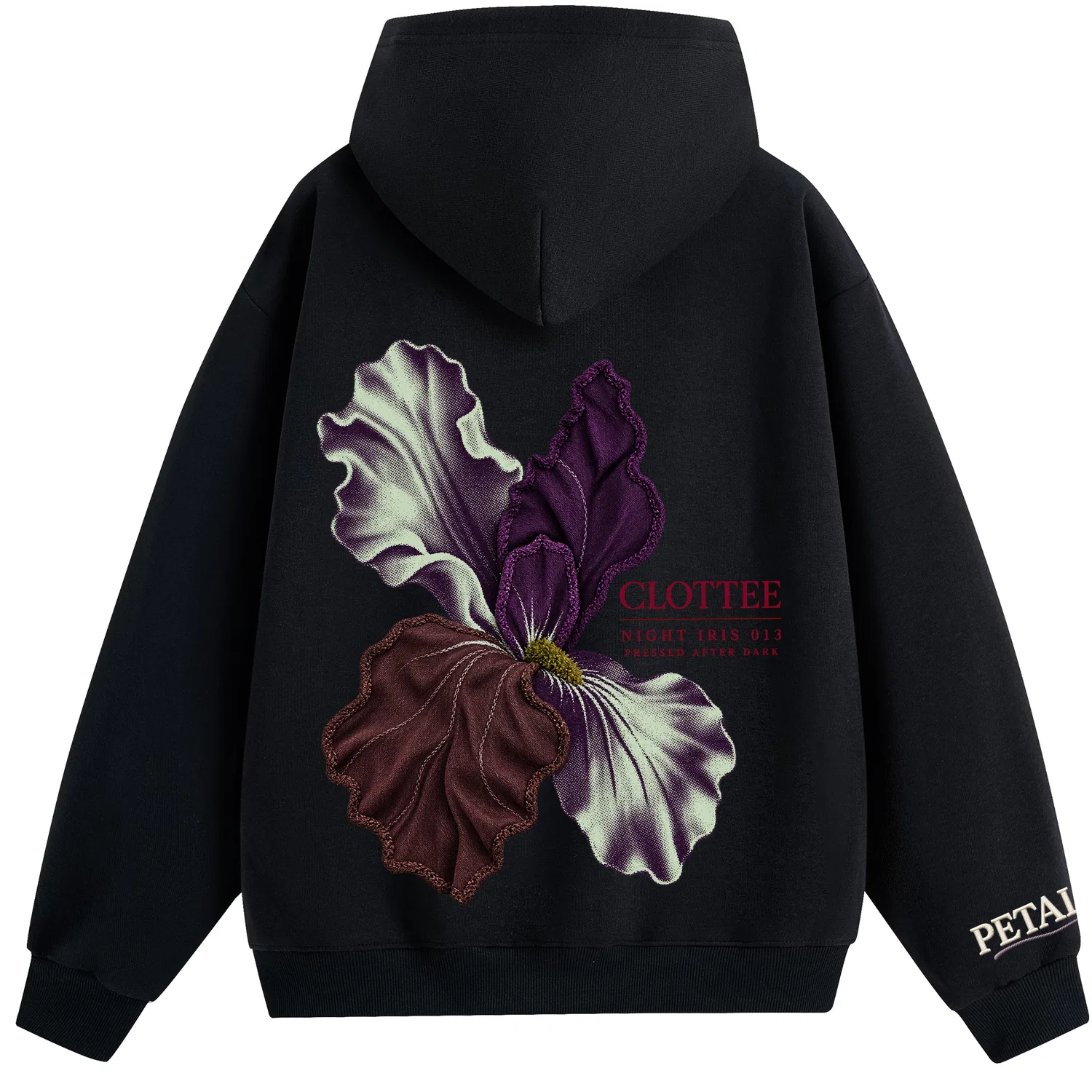Детский свитшот с капюшоном CLOT, Dark Heather Gray — фото 4