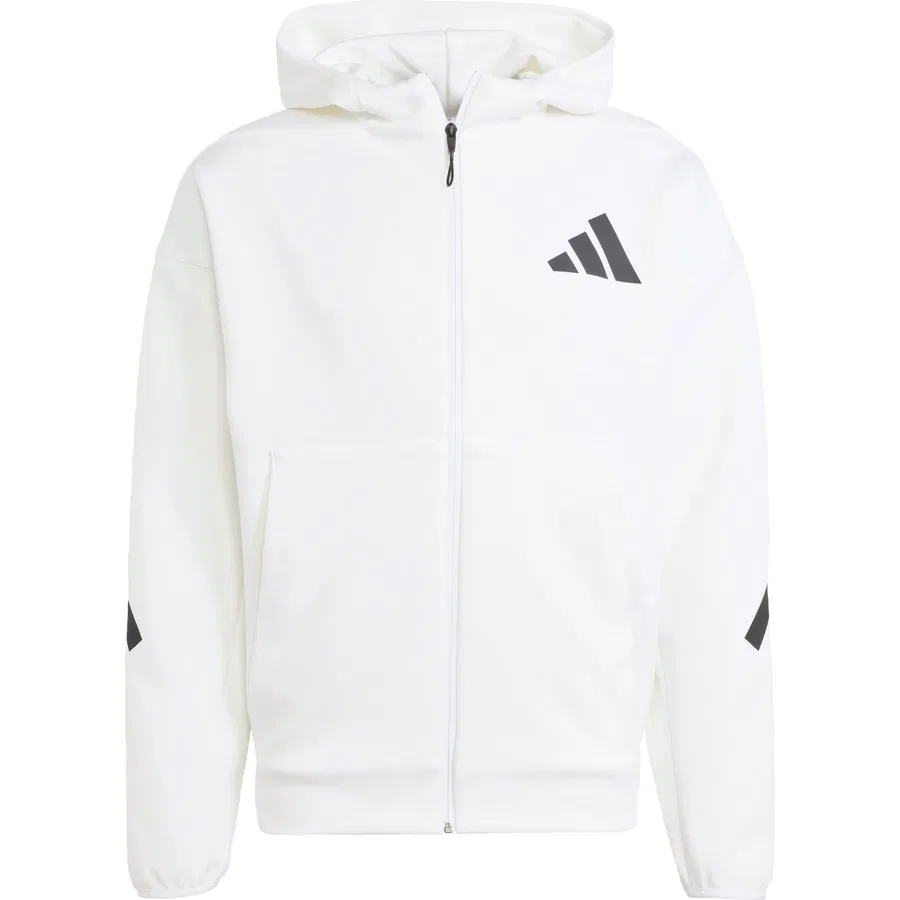Худи с капюшоном из футера adidas Sportswear Z.N.E. Hoodie, Белый — фото 3