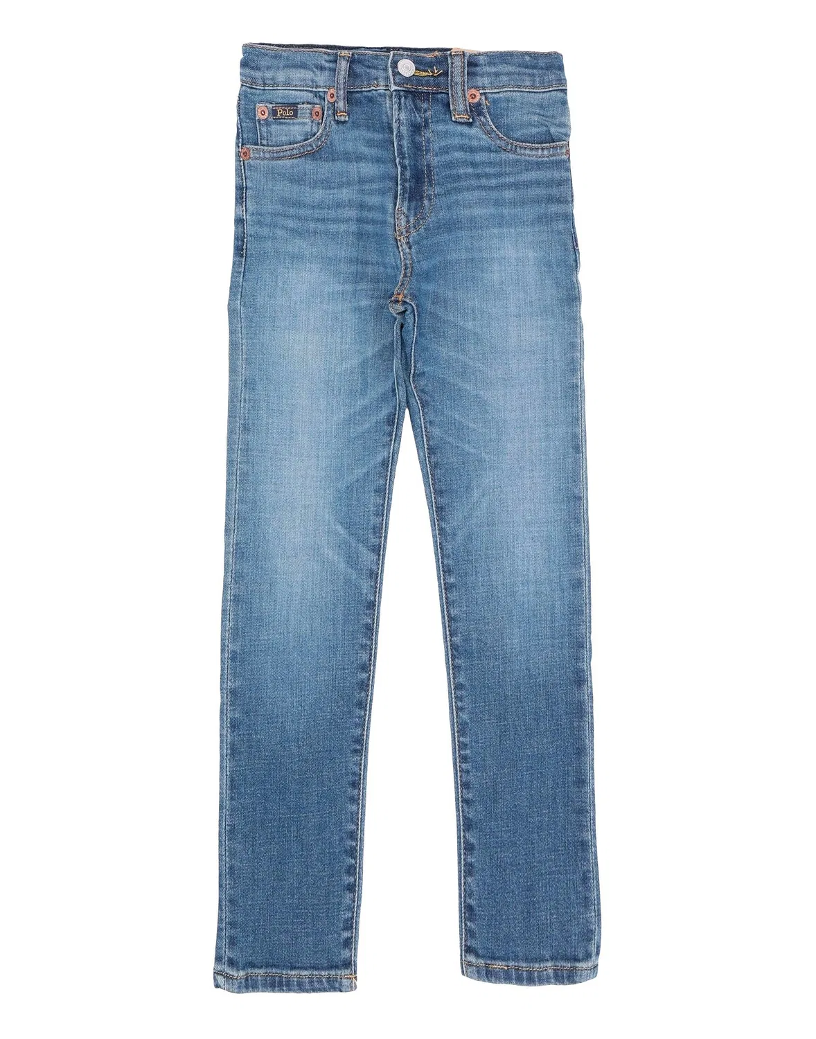 Детские джинсы для мальчиков с брендовым логотипом Sullivan Slim Stretch Jean Polo Ralph Lauren, синий