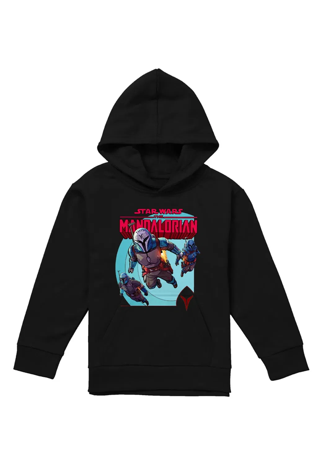 Детский худи The Mandalorians Attack Star Wars - The Mandalorian, Black