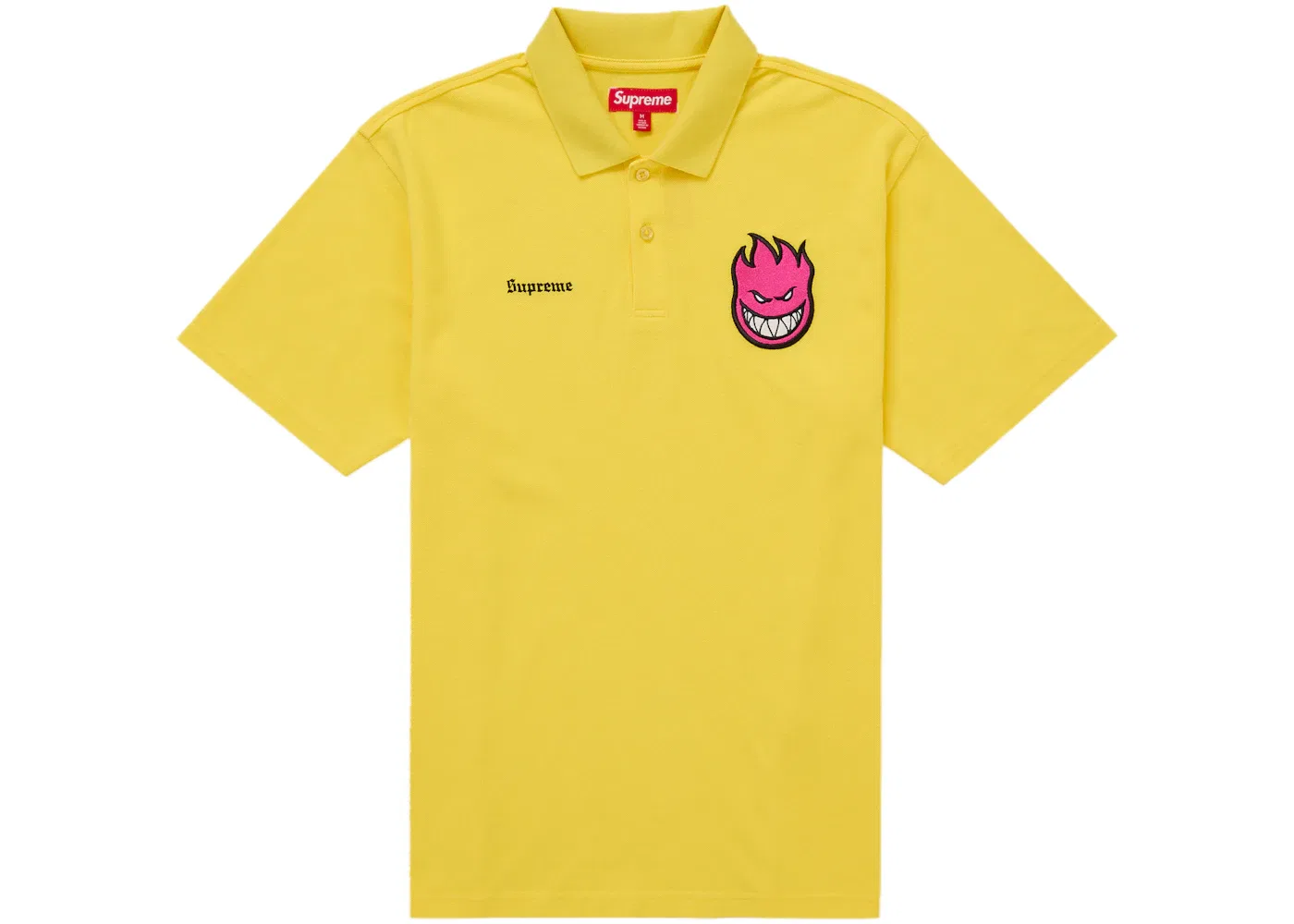 Мужское поло Supreme Spitfire Polo Shirt, Yellow