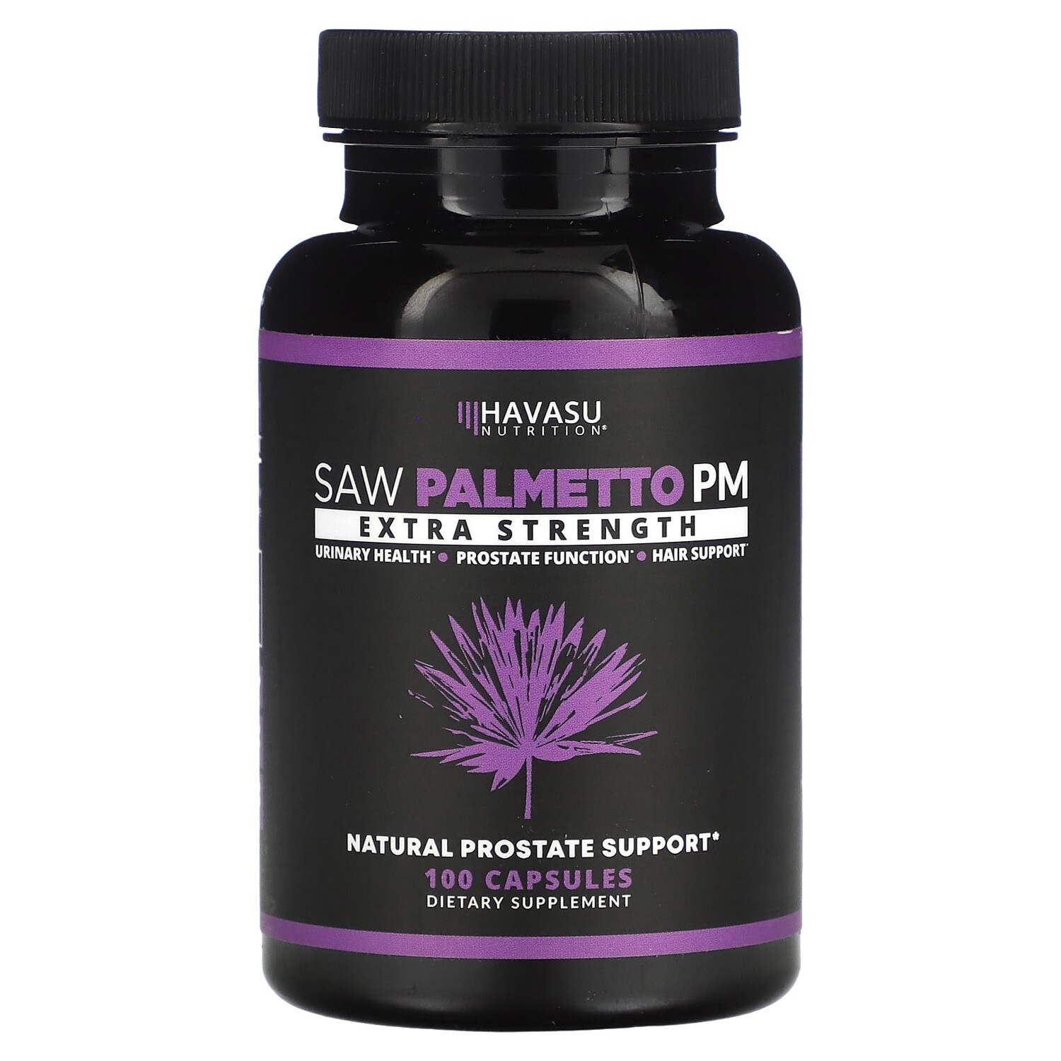 

Добавка Havasu Nutrition Saw Palmetto PM, повышенная сила действия, 100 капсул