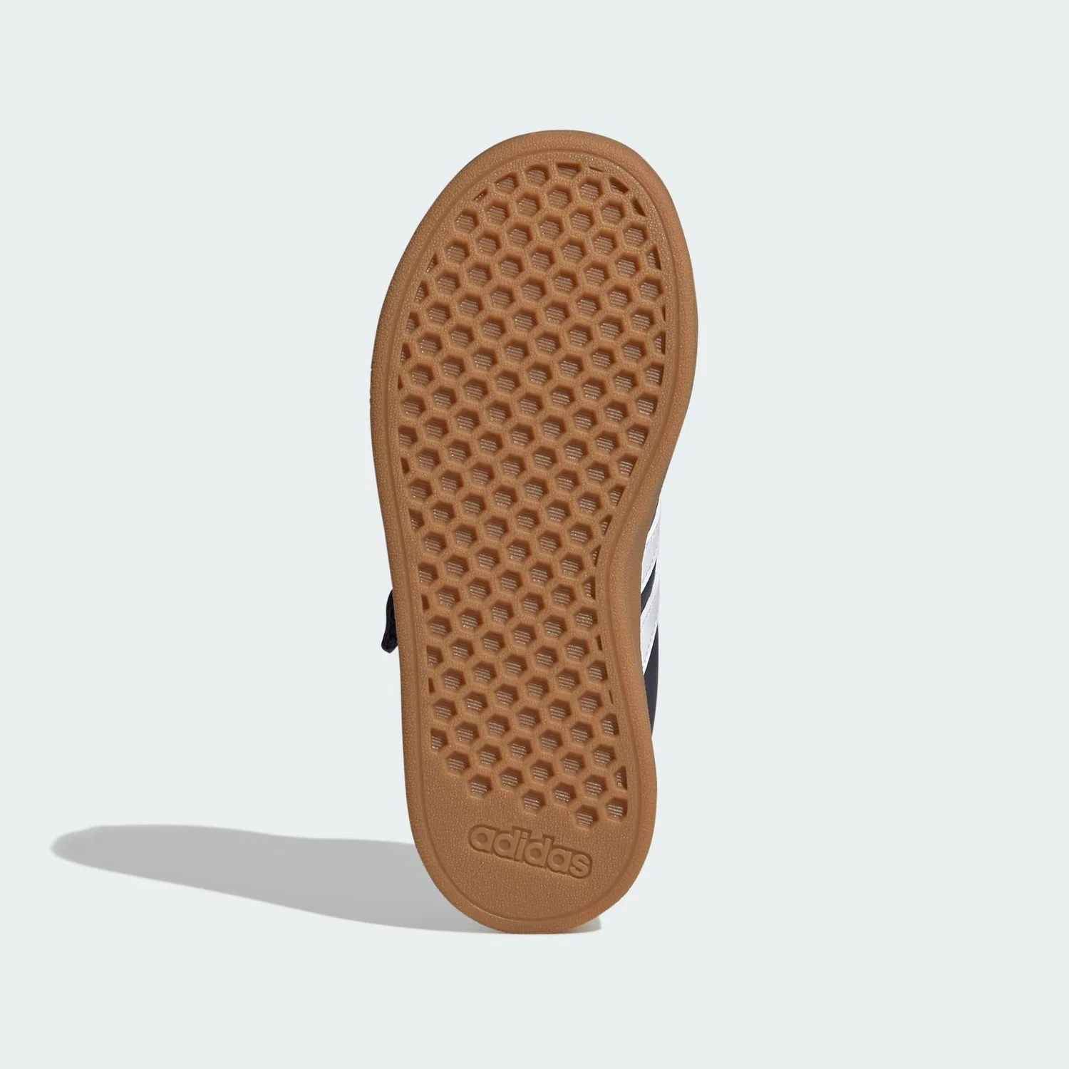 Детские кроссовки с ремешками на липучке Grand Court 2.0 Adidas, Dark Blue White Brown — фото 4