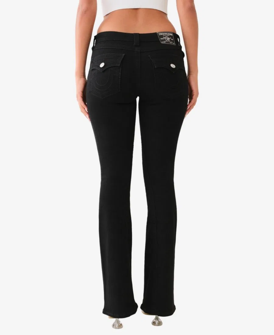 Джинсы клеш с высокой посадкой Joey Flap Flare True Religion, Black Rinse — фото 2