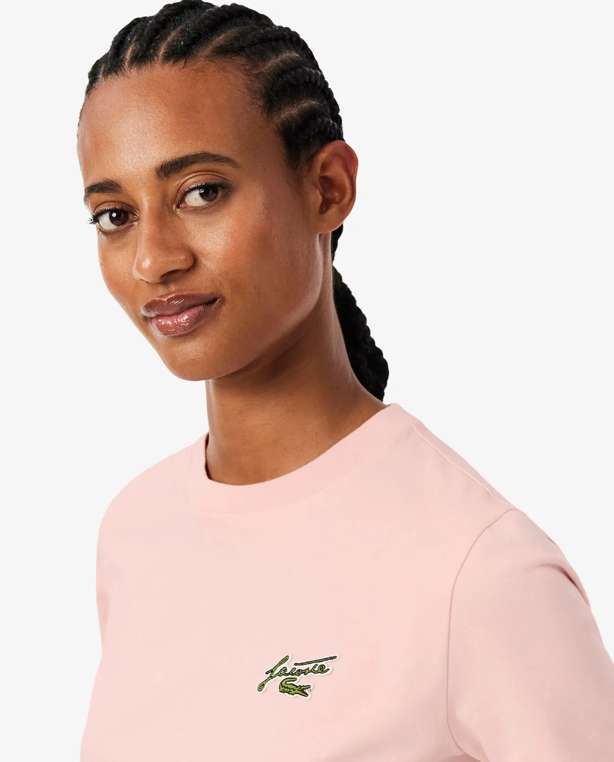 Футболка Lacoste Rosa свободного кроя — фото 3