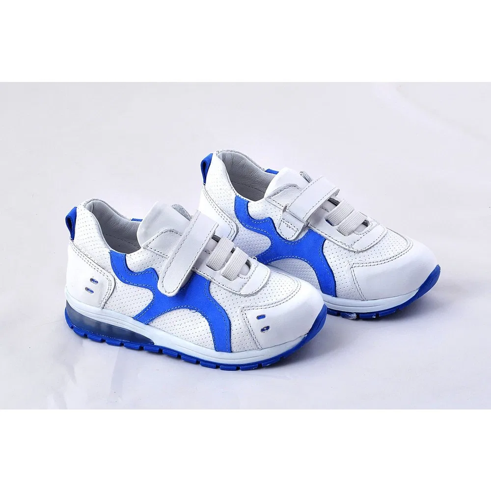 Детские спортивные кроссовки из натуральной кожи, Pudra World Kids — фото 3