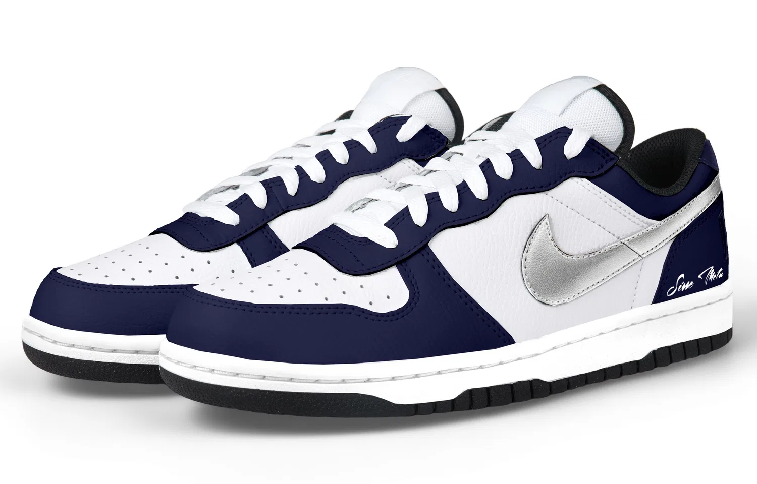 Детские скейтборд-кеды Nike, Цвет Blue — фото 4