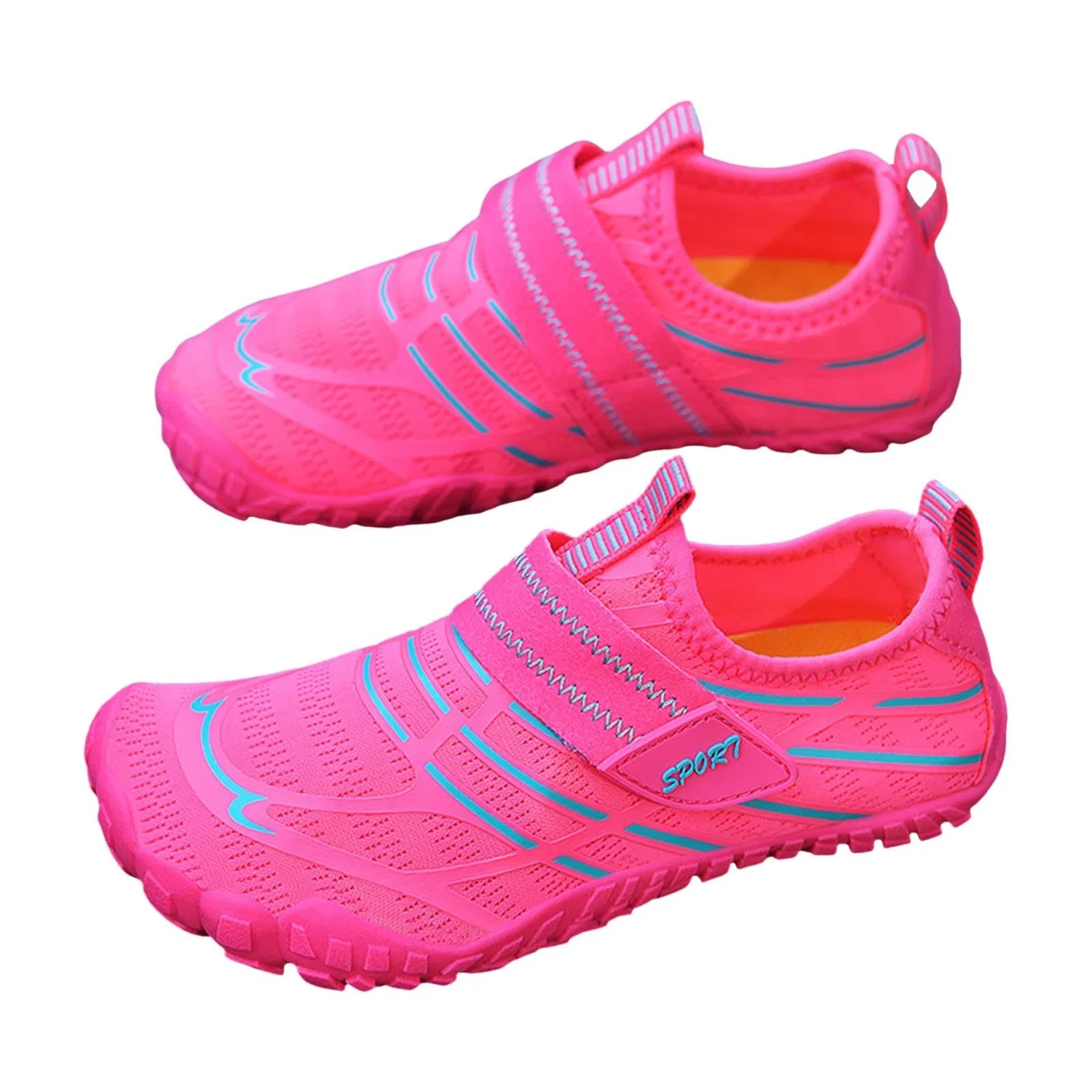 Детские кроссовки для мальчиков с принтом RYTEJFES, Hot Pink — фото 3