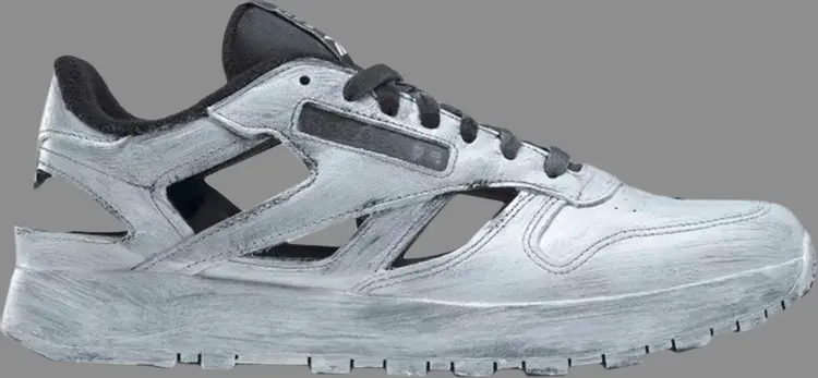 

Кроссовки maison margiela x classic leather dq 'whiteout' Reebok, белый