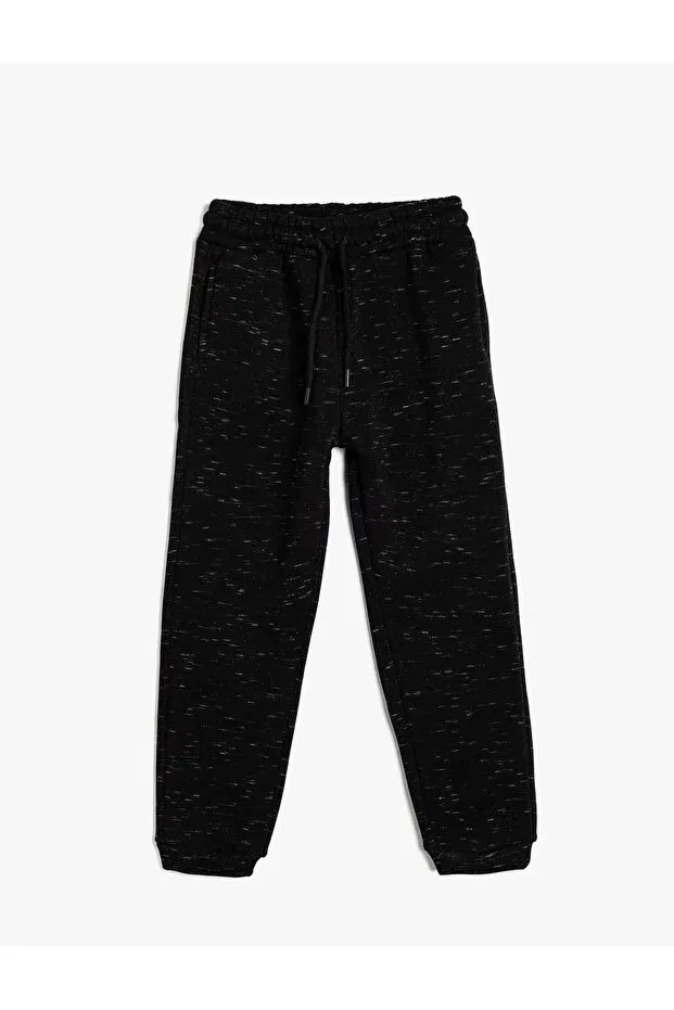 Детские спортивные штаны для мальчиков с завязками Koton, Black