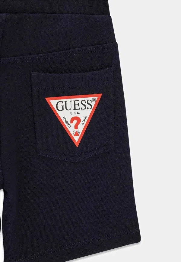 Комплект из футболки и шорт - шорты Guess, синий/мультиколор — фото 4