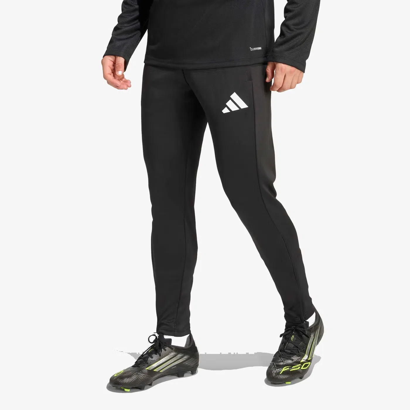 Штаны тренировочные с застежкой на щиколотке Entrada26 Adidas, черный — фото 3