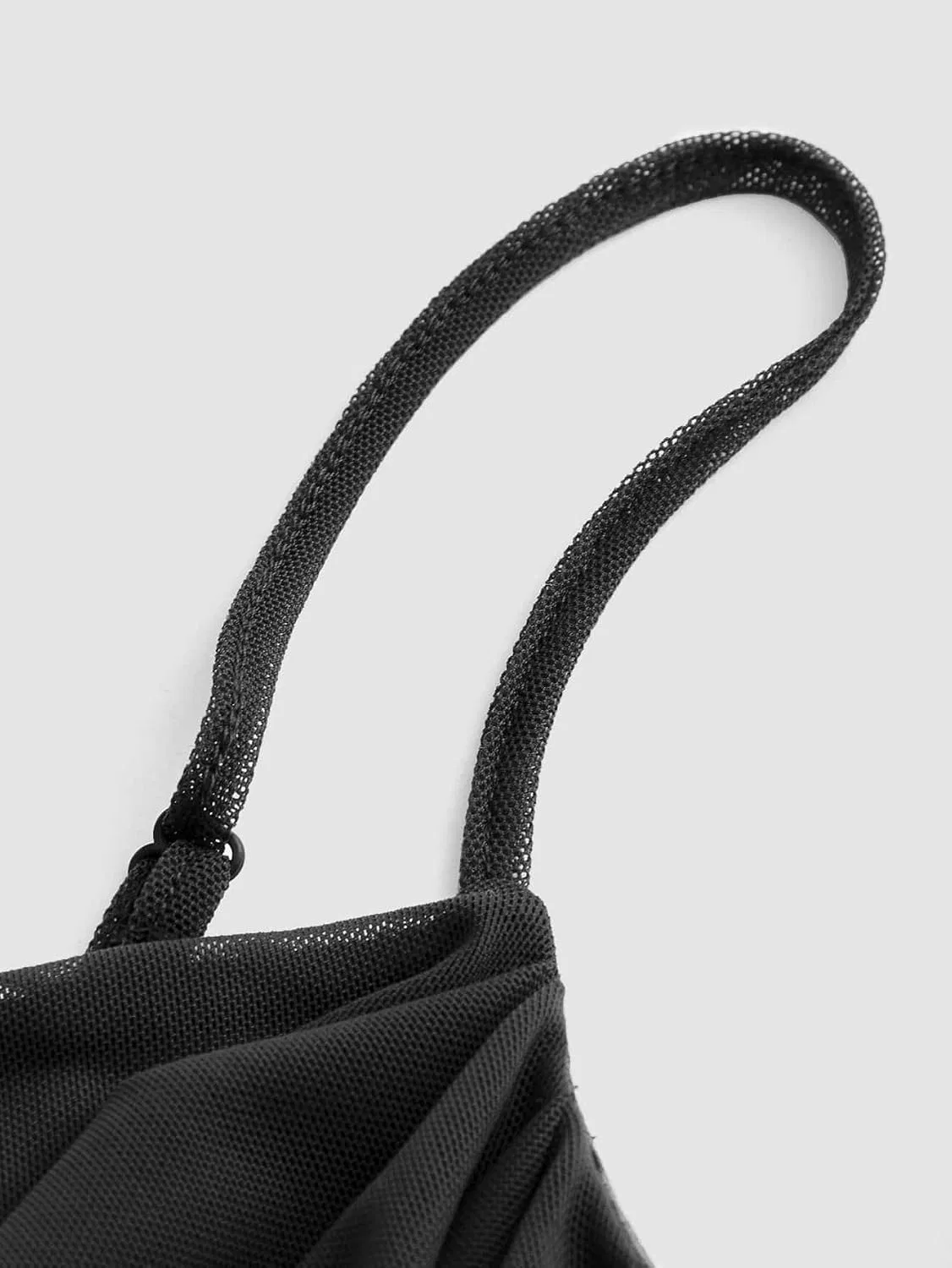 Женское облегающее платье-ками с драпировкой, Black — фото 4