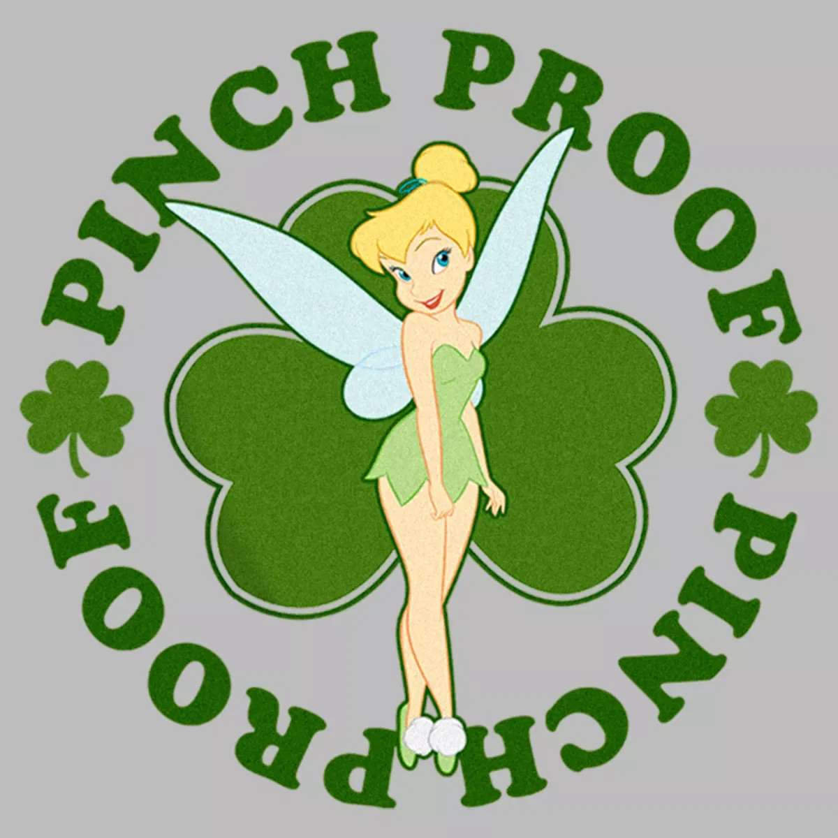 Детский худи для мальчиков с принтом Tinkerbell Pinch Proof Peter Pan, Athletic Heather — фото 2