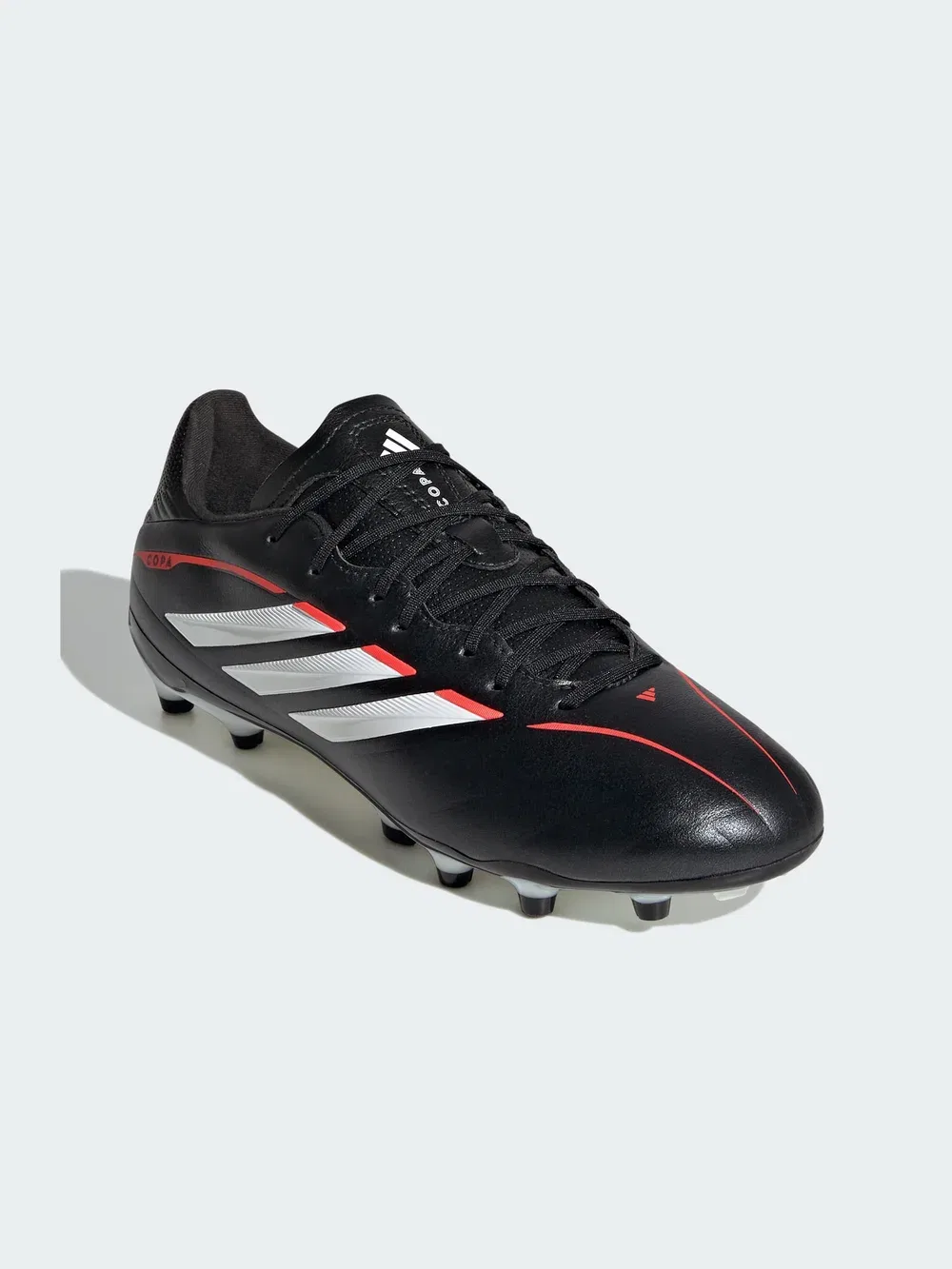 Футбольные бутсы Copa Pure IV League унисекс для твердого грунта Adidas Performance, Core Black/Ftwr White/Lucid Red — фото 2