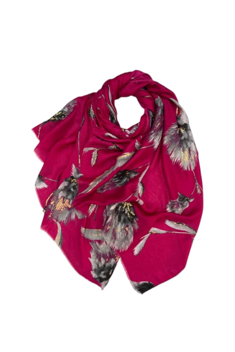 

Шарф с принтом Dusty Miller LL Accessories, розовый
