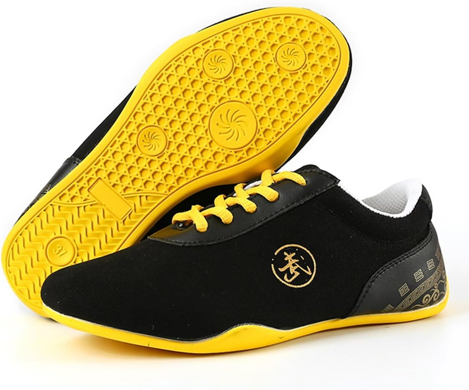 

Кроссовки для боевых искусств из парусины, нескользящие для кунг-фу Ukuboxbag, черный