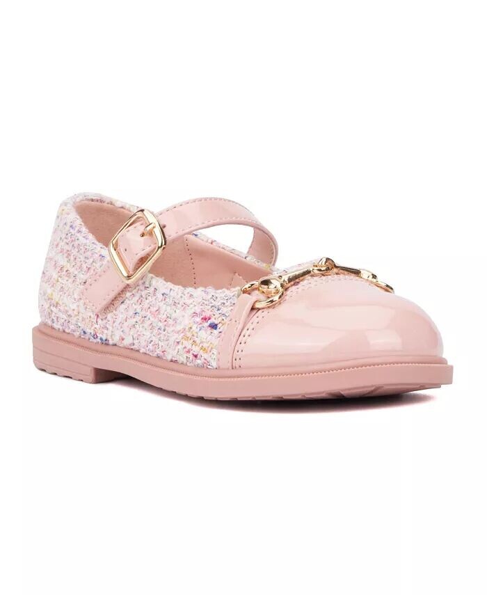 

Туфли Big Girls Clear Skyz Maryjane Flats Olivia Miller, розовый