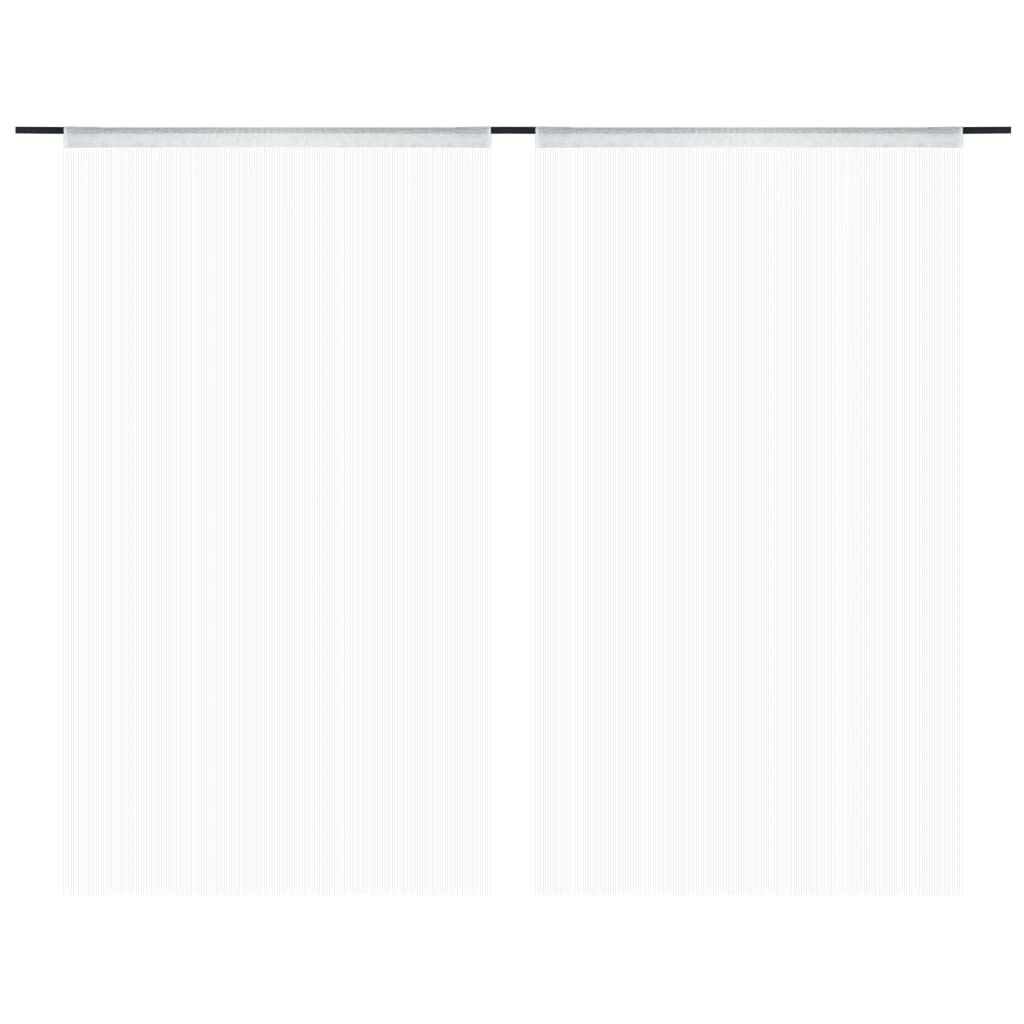 

VidaXL нитяные шторы 2 шт. 100 x 250 см белые, белый