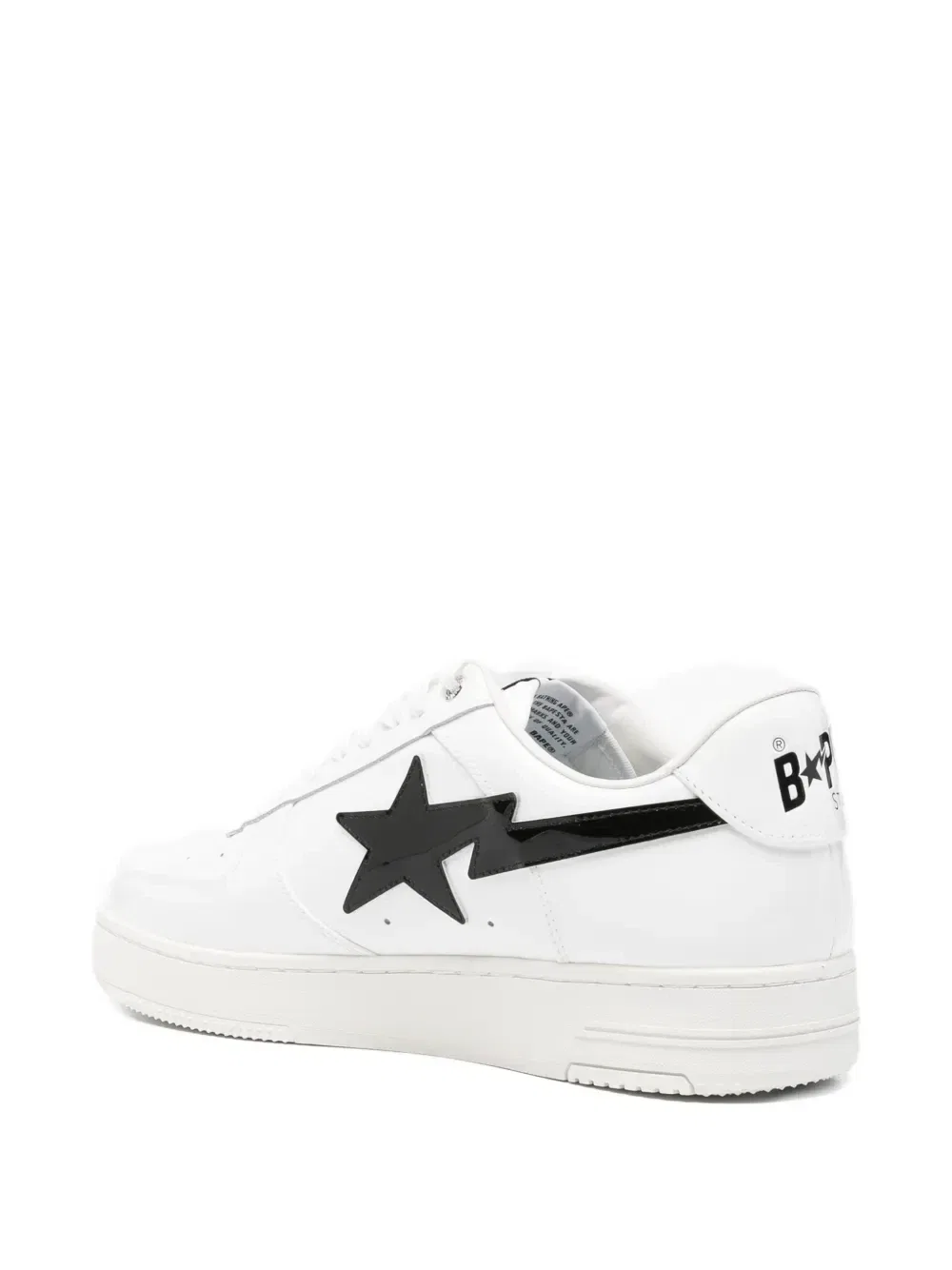 Кроссовки Bape Sta на шнуровке A BATHING APE, белый — фото 3