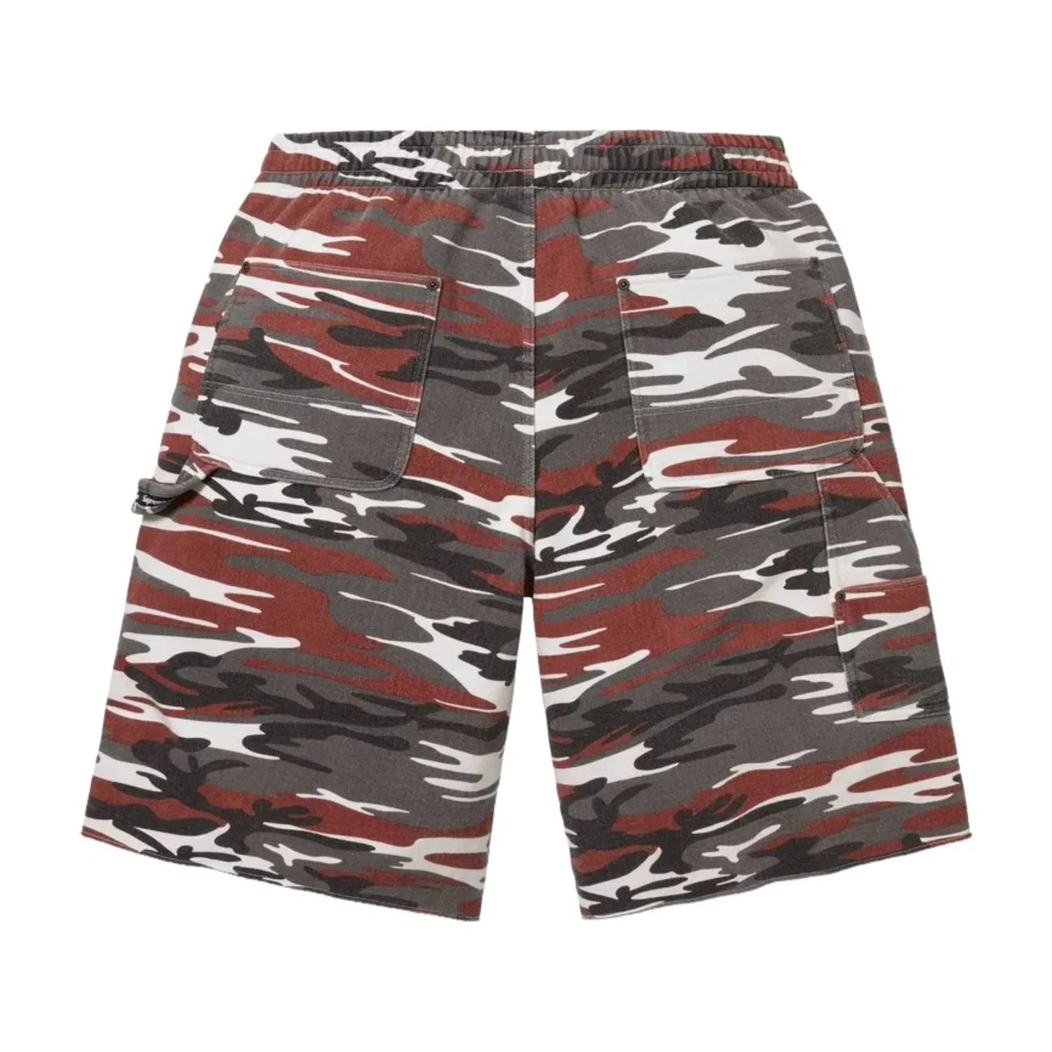 Спортивные шорты Supreme SS26 Double Knee Painter Sweatshort 'Red Camo' SUP-SS26-204-RMO, мультиколор — фото 2