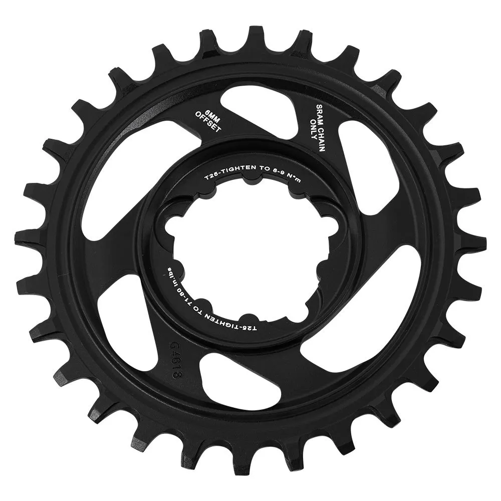 

Звездочка Sram X-Sync Direct Mount 6 mm Offset, черный