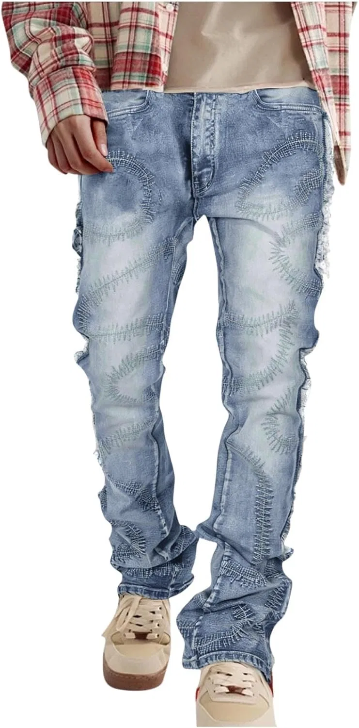 Джинсы свободные, Vintage Denim, Blue