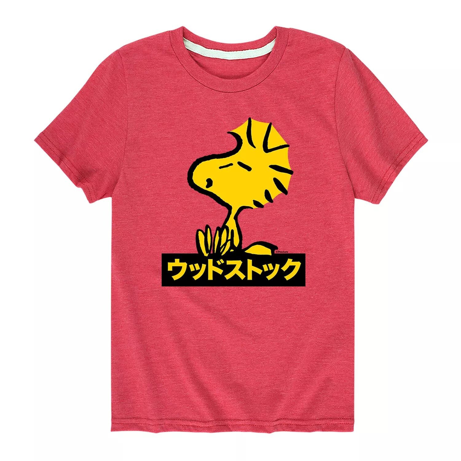 

Футболка с рисунком Peanuts Woodstock для мальчиков 8–20 лет Licensed Character, красный