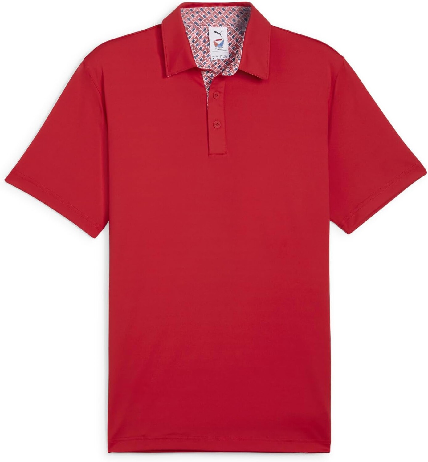 

Поло PUMA Golf X Volition Flag Trim Polo, цвет Strong Red