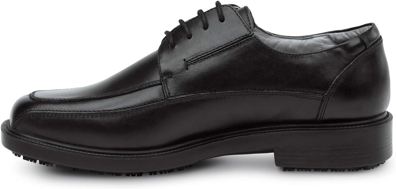 SR Max Manhattan, Men's, Dress Style Soft Toe Slip Resistant Work Shoe, черный — фото 4