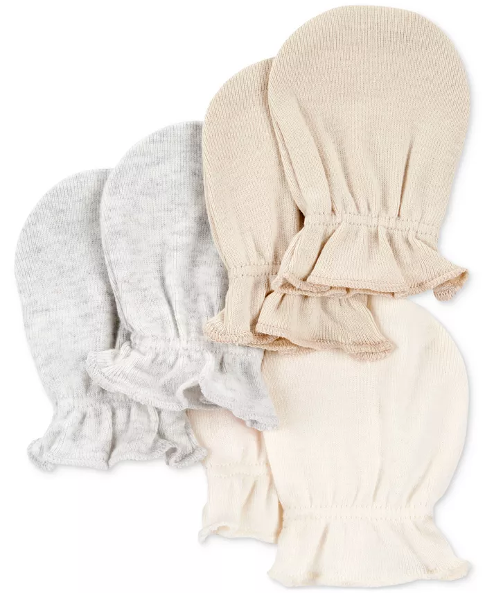 

Детские варежки для мальчиков и девочек, набор из 3 штук Carter'S, мультиколор