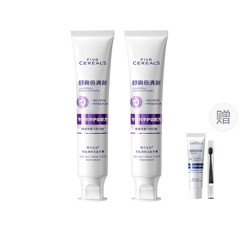 

Korean grain Зубная паста для отбеливания зубов морской солью, удаления пятен, освежения дыхания и чистки зубов 150g