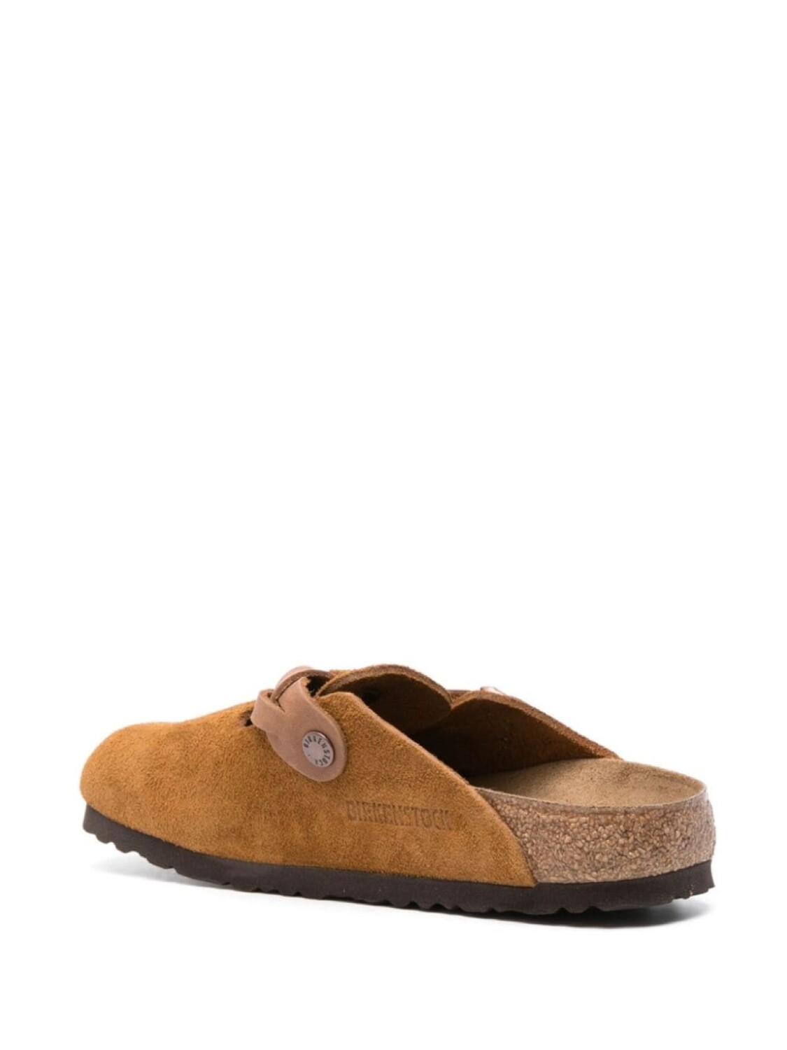 Birkenstock мюли с закругленным носком и пряжками, коричневый — фото 3